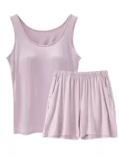 Refined Shorts Matching Set