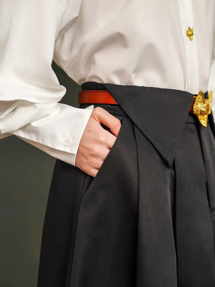 Casual Resort High Waist Skirt