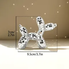 Disco Balloon Dog Figurine