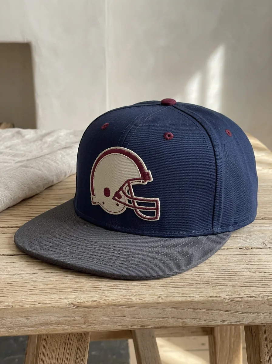 Men's Football Fan American Helmet Graphic Printed Cap