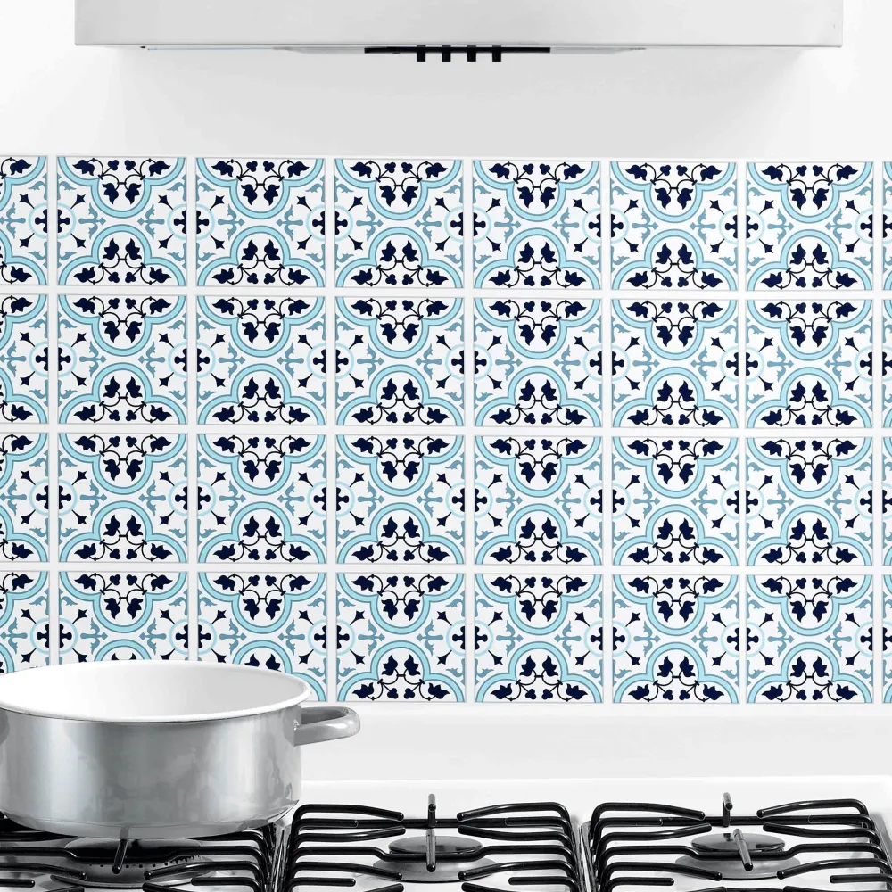Tile Pattern Adhesive Wall Cover