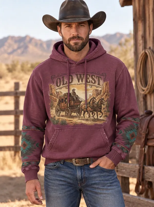 Prairie Sky Desert Finish Men's Western Sweatshirt