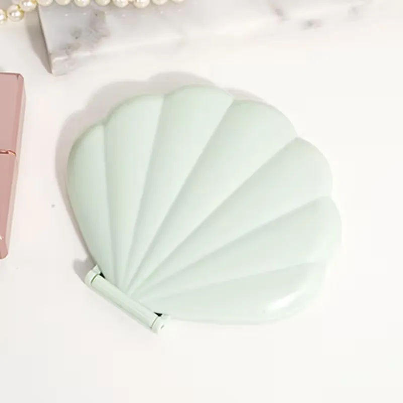 Shell Foldable Double-Sided Mirror