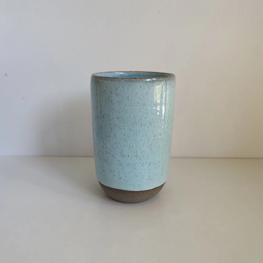Hand Glazed Stoneware Flower Vase