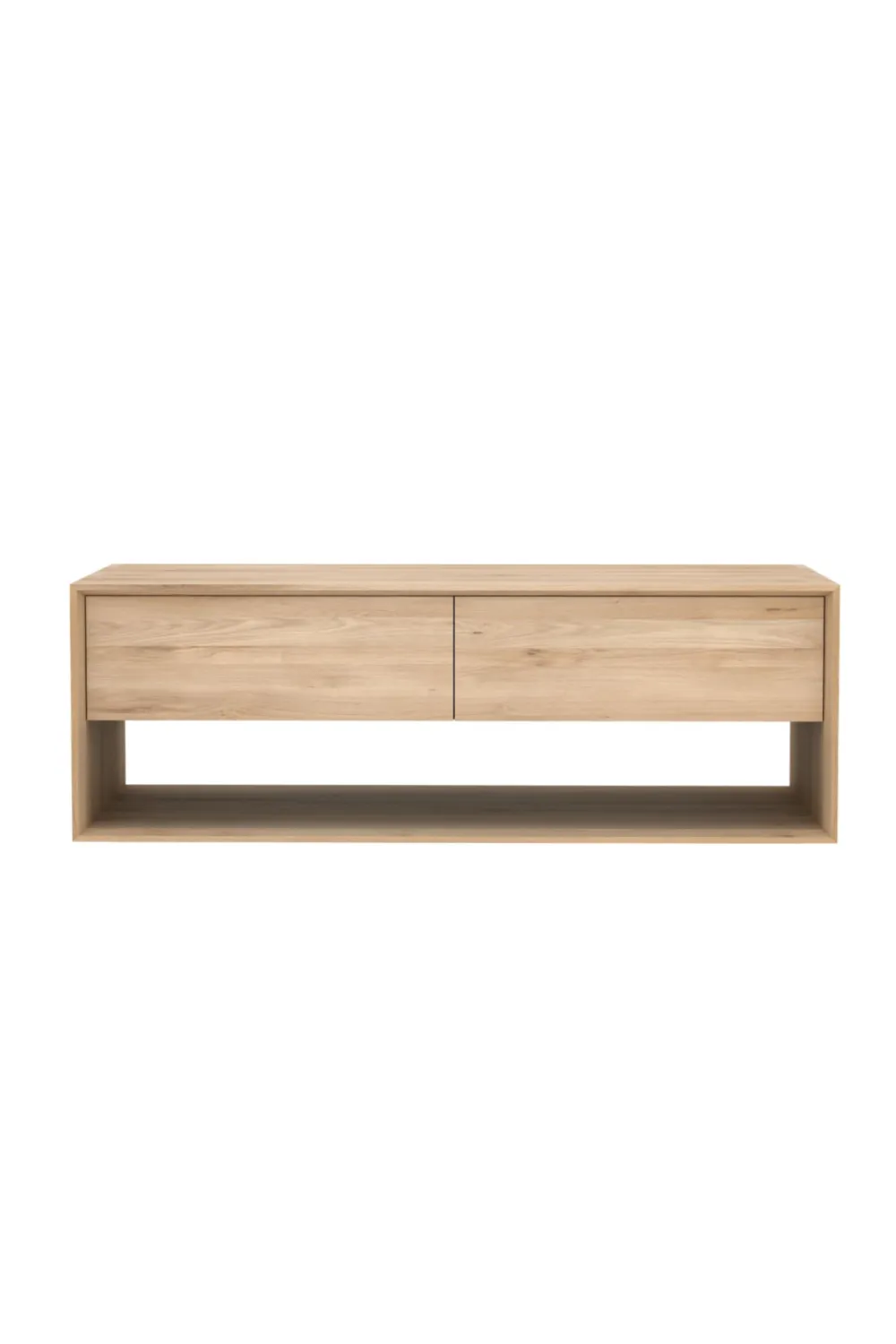 Oiled Oak Tv Cupboard