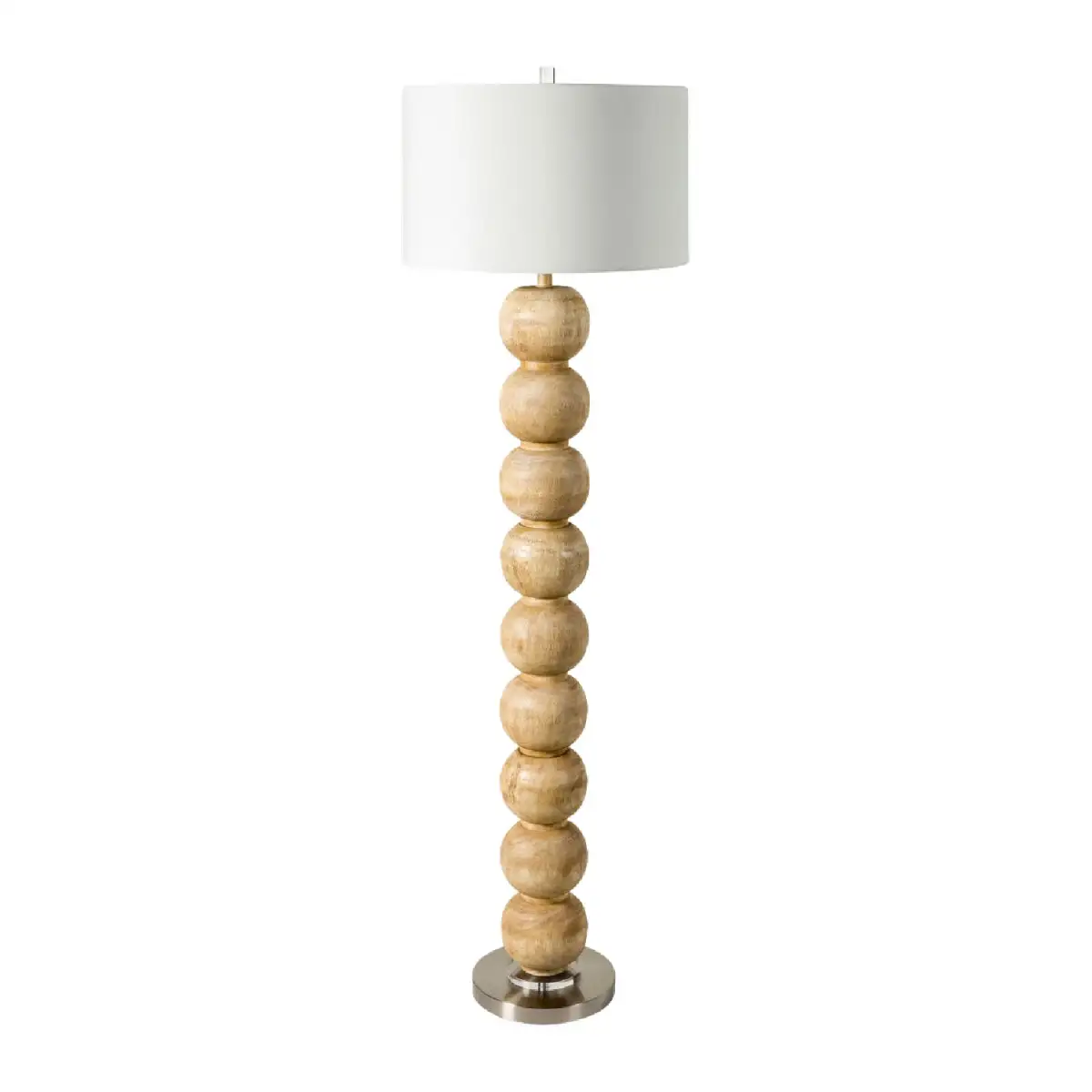 Sculptural Stacked Floor Lamp