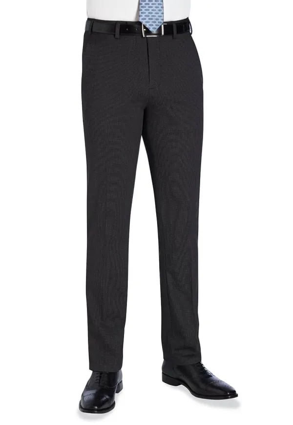 Men's Slim Leg Slim Fit Flat Front Suit Trousers