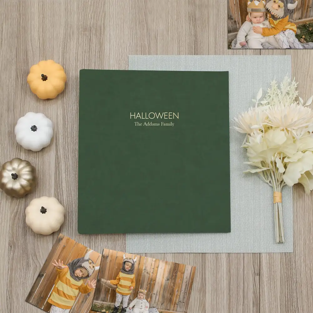 Vegan Leather Halloween Photo Album