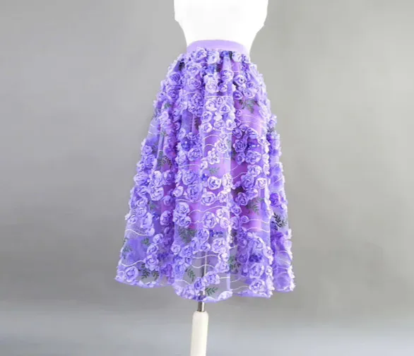 Airy Easy Everyday Casual Lace Skirt
