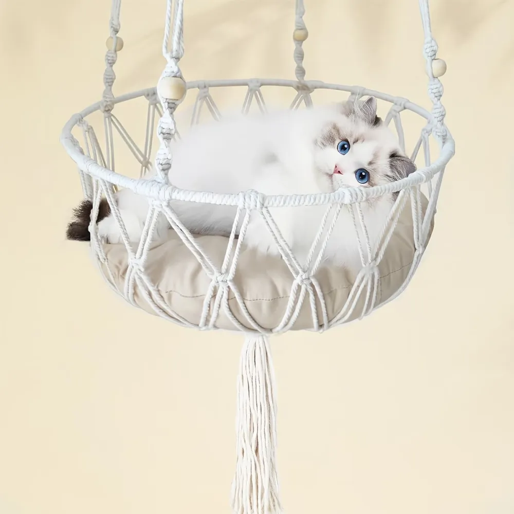 Boho Cat Hanging Bed