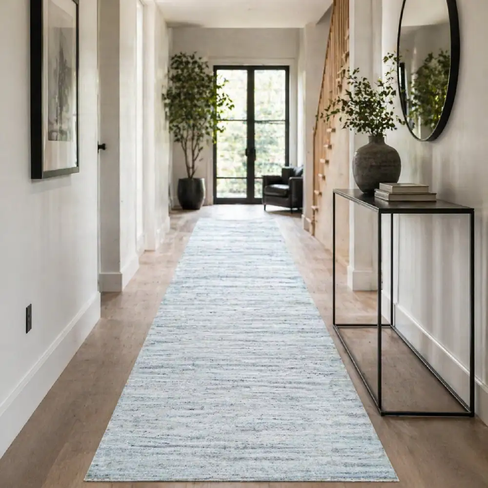 Hand-Knotted Wool Table Runner