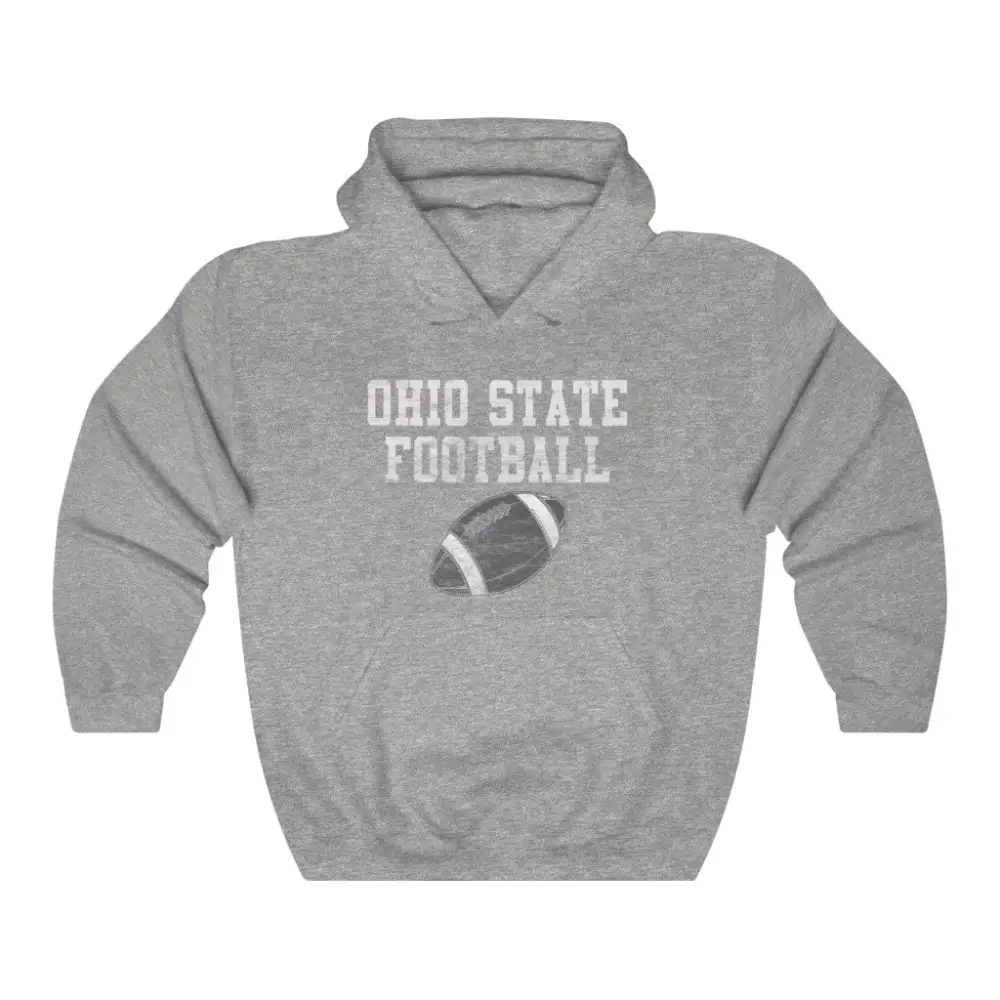 Relaxed Vintage Football Graphic Pullover Hoodie