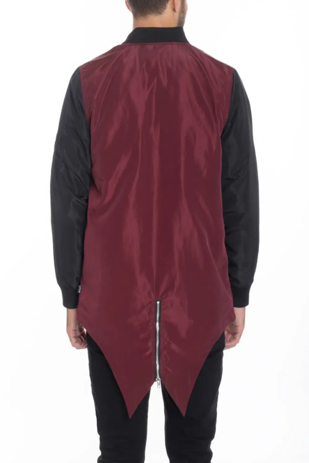 Men's Casual Windbreaker Satin Jacket