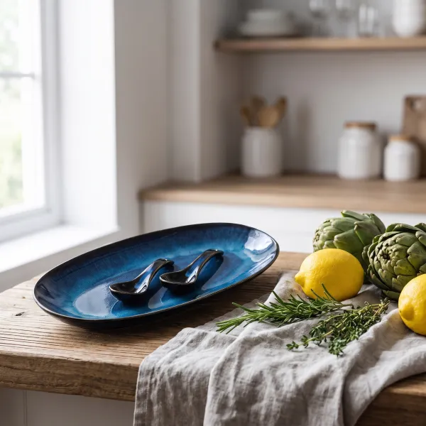 Kiln-glazed Serving Dishes