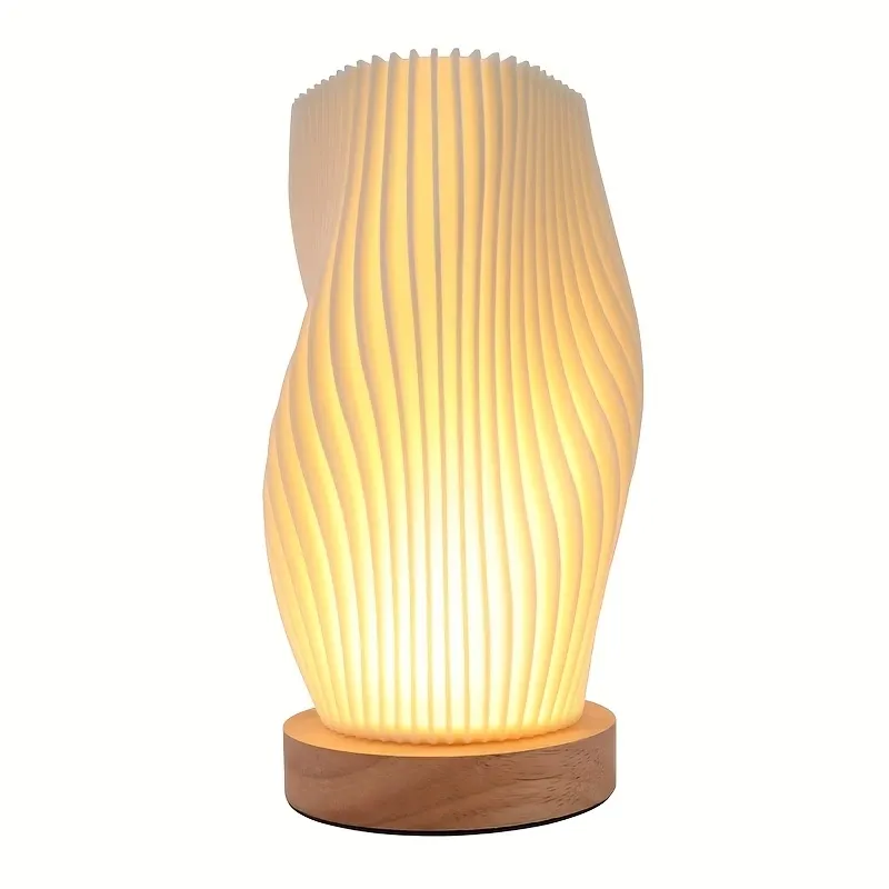 Twisted Wave Table Lamp