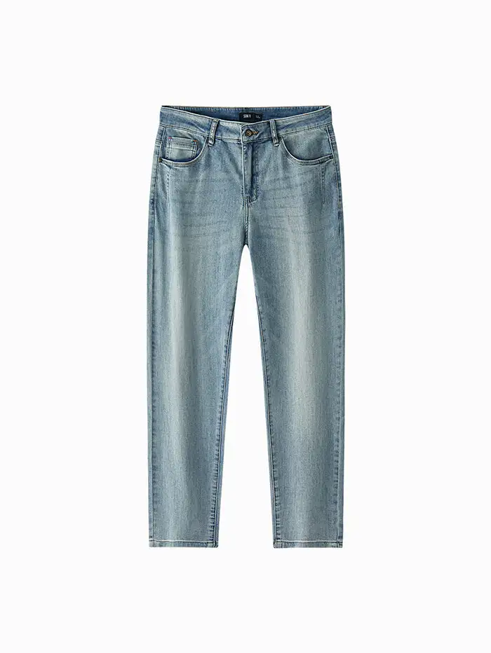 Men's Denim Washed Denim Pants