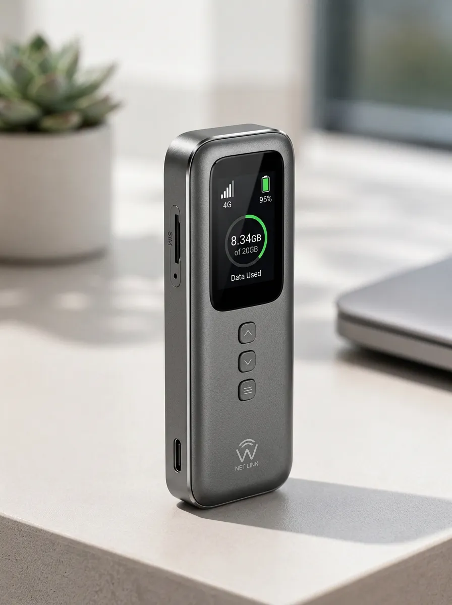 4G LTE Data Display WiFi Hotspot