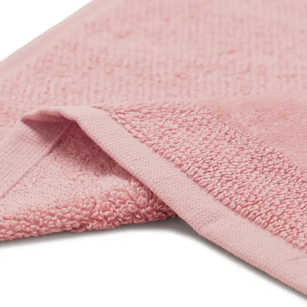 Soft Pink Cotton Face Towel Set