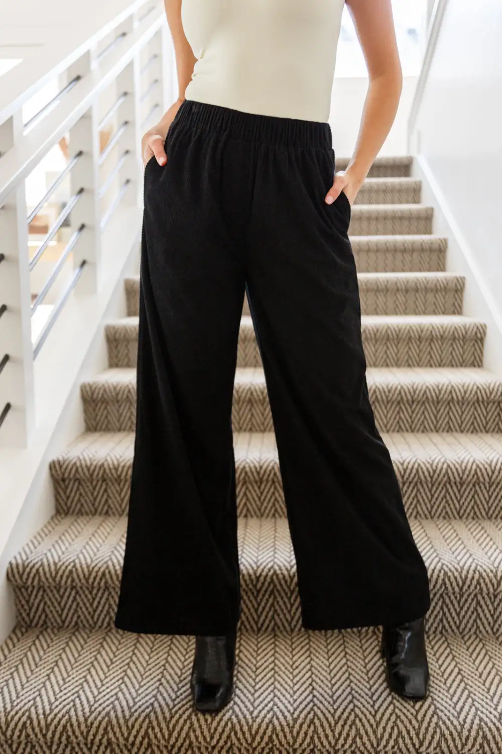 Come Rain Or Shine Wide Leg Pants