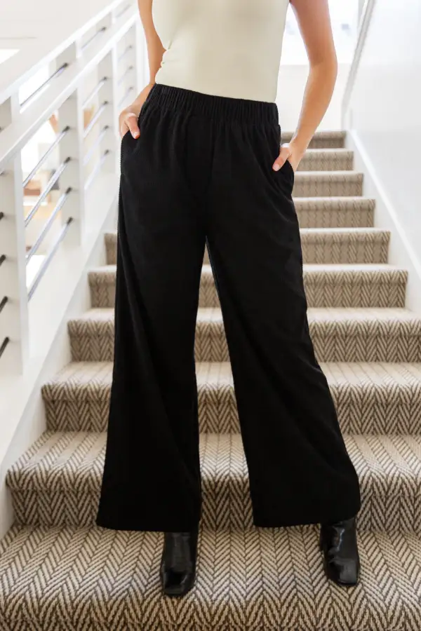 Come Rain Or Shine Wide Leg Pants
