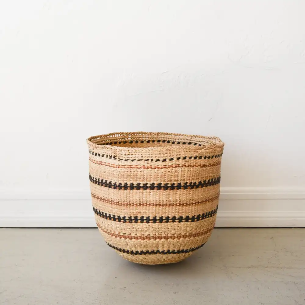 Basket with Yanomami Painting