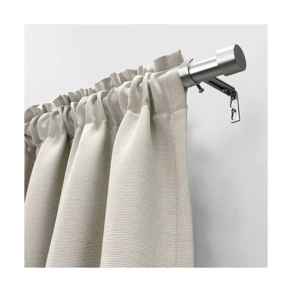 Adjustable End Cap Finial Metal Curtain Rod