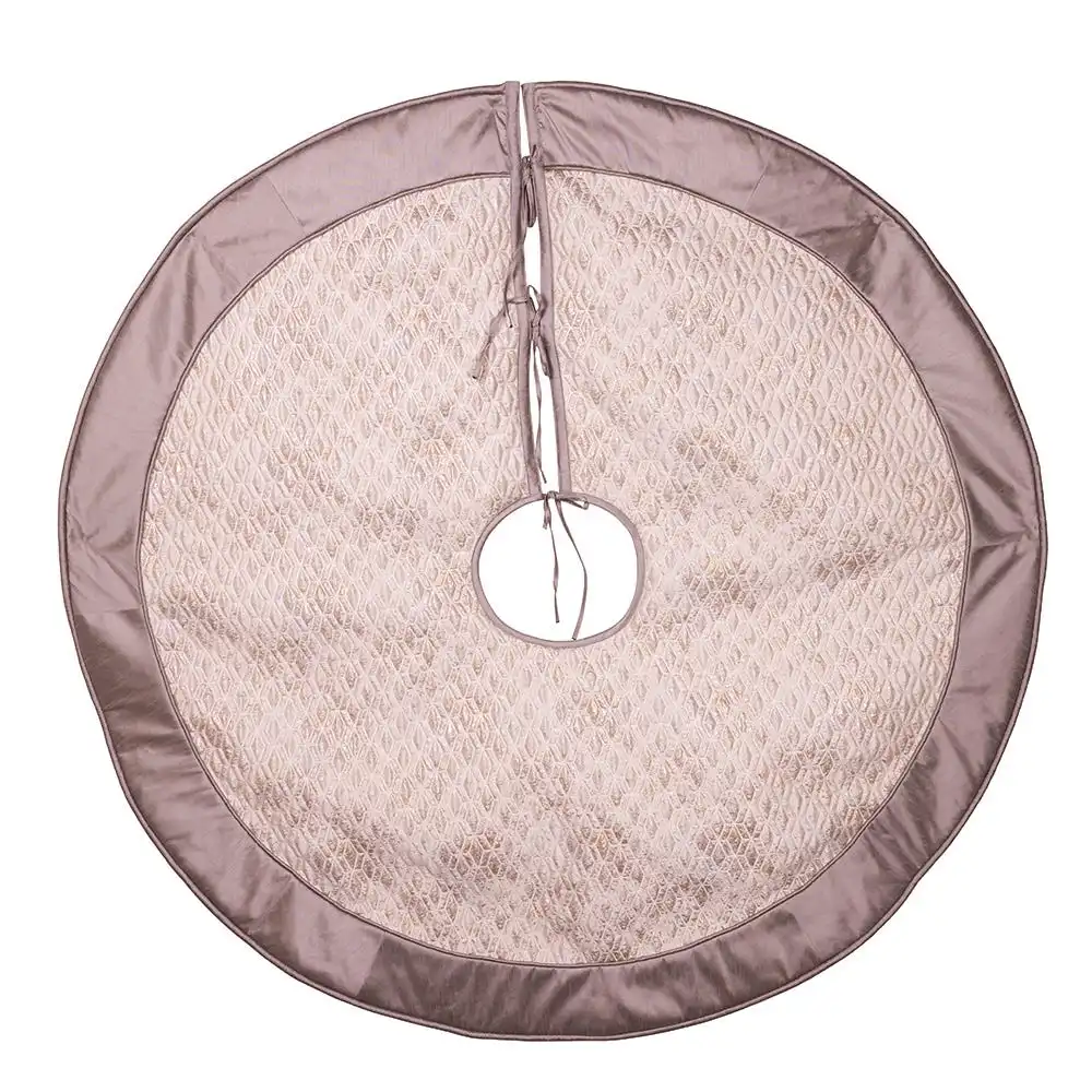 Diamond Jacquard Border Tree Skirt