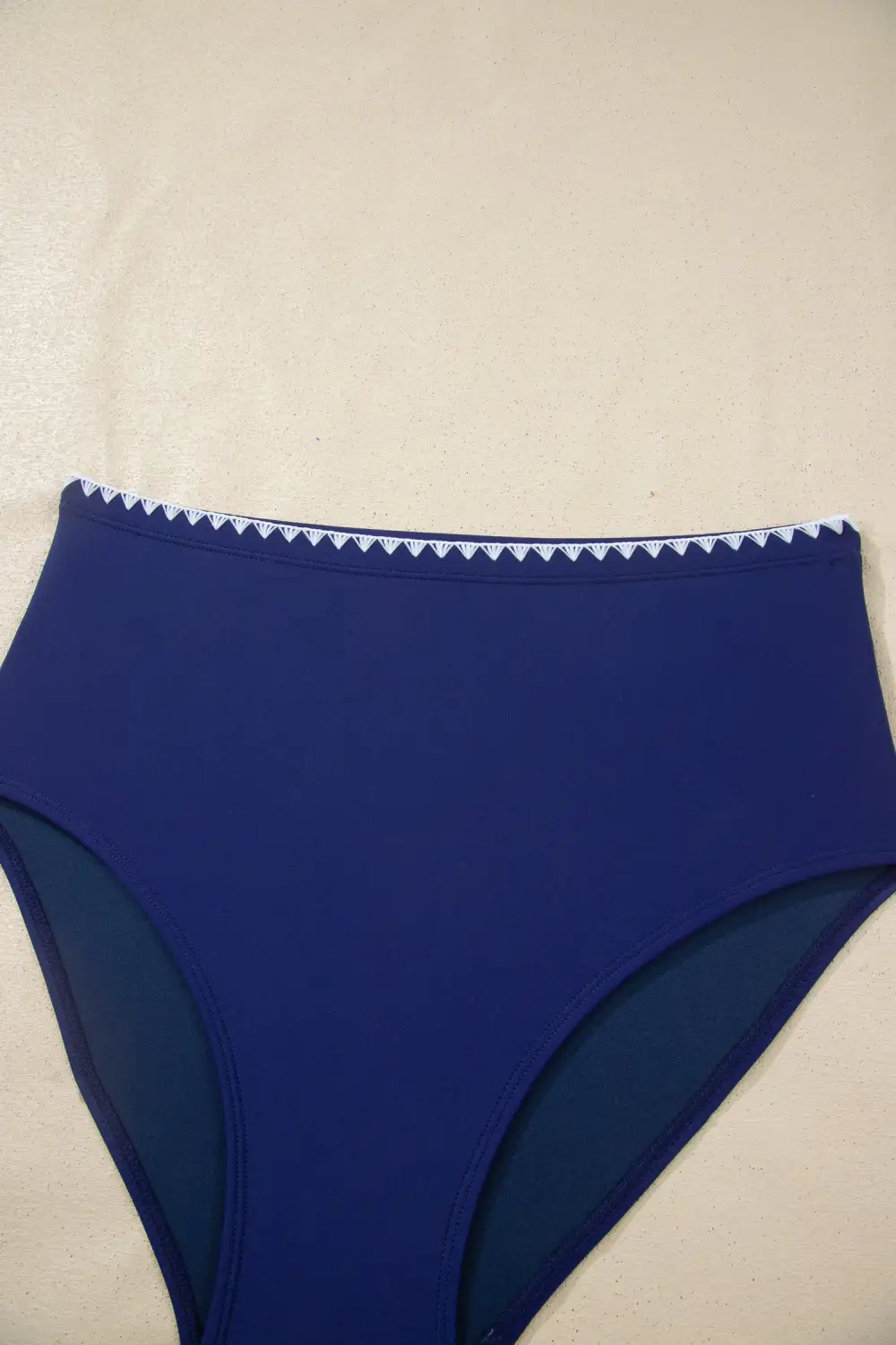 Shell Stitched Trim Bikini Swim Set