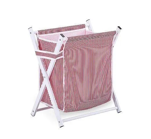 Classic Foldable Mesh Nylon Aluminum Laundry Basket