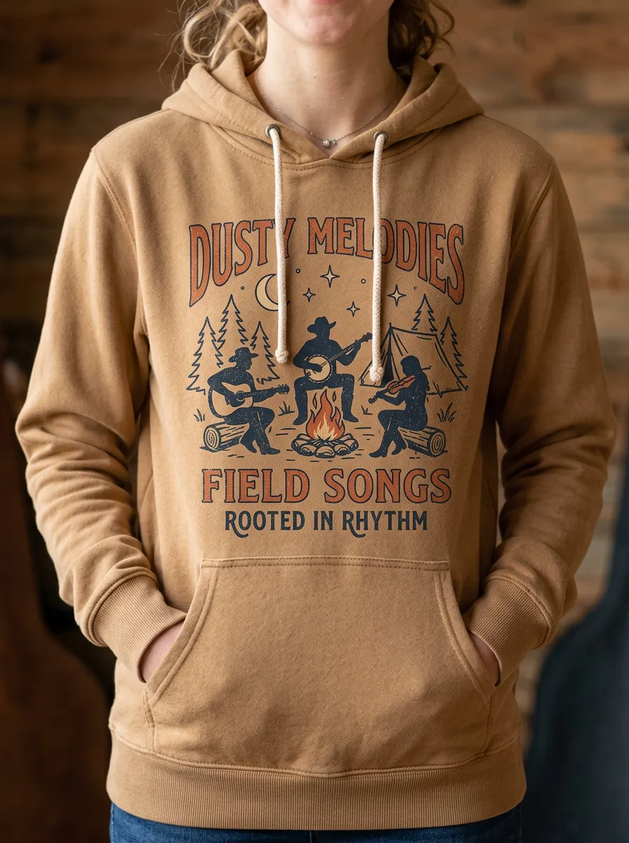 Campfire Country Music Hoodie