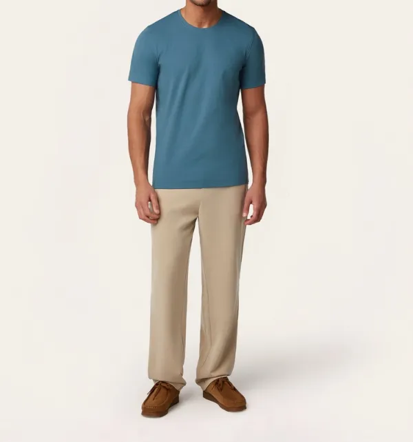 Heavyweight T-Shirt Teal Blue