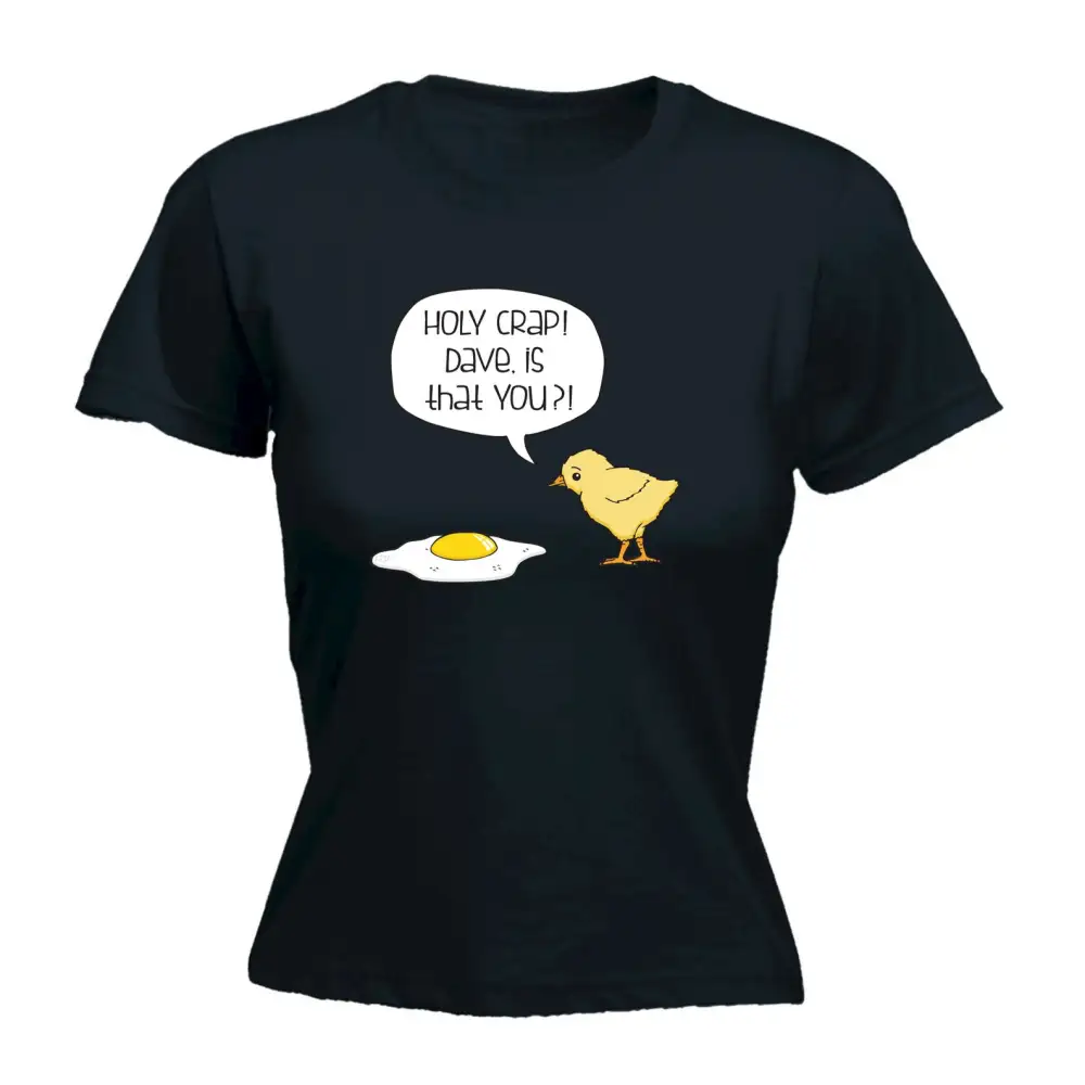Chicken Egg Graphic Fitted Tee