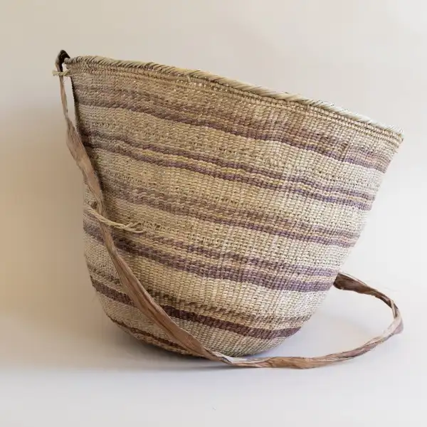 Basket with Yanomami Painting Complete