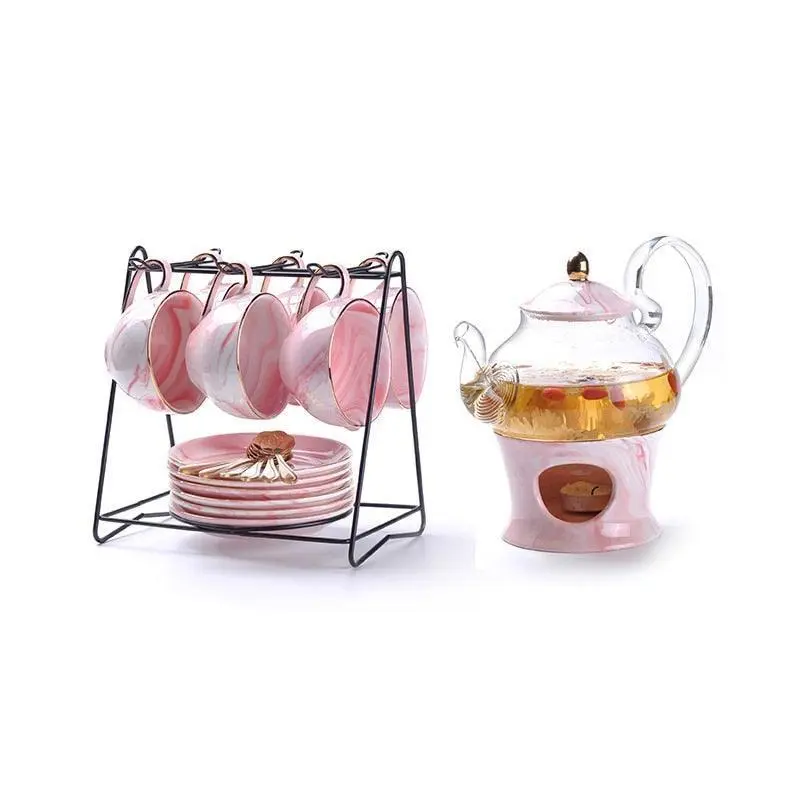 Stone Trimmed Tea Set