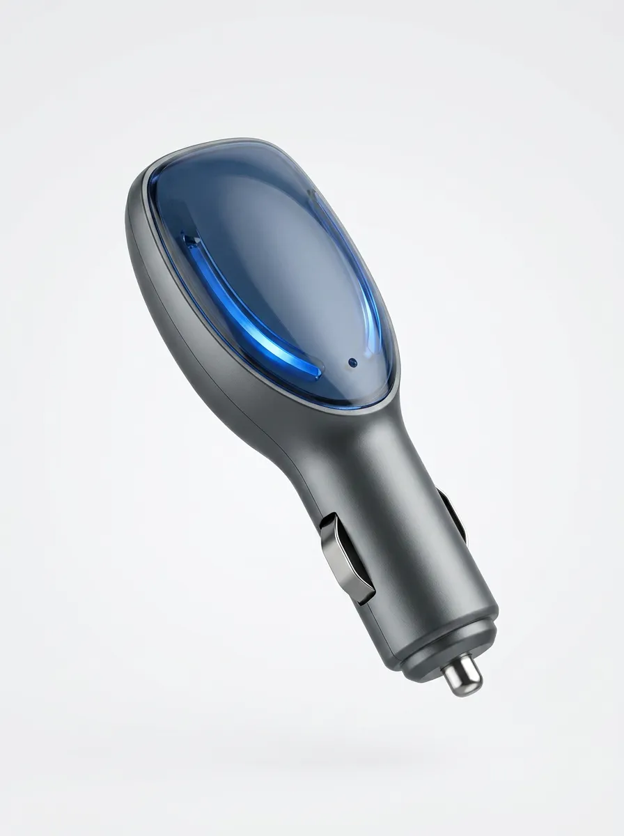 LED Car Fuel Saver Power-Socket Plug-In Device for Automotive Accessory Setups