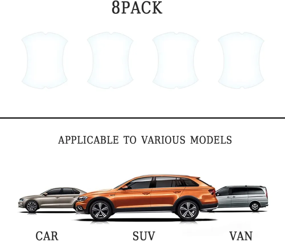 Car Door Cup Protector Film Set