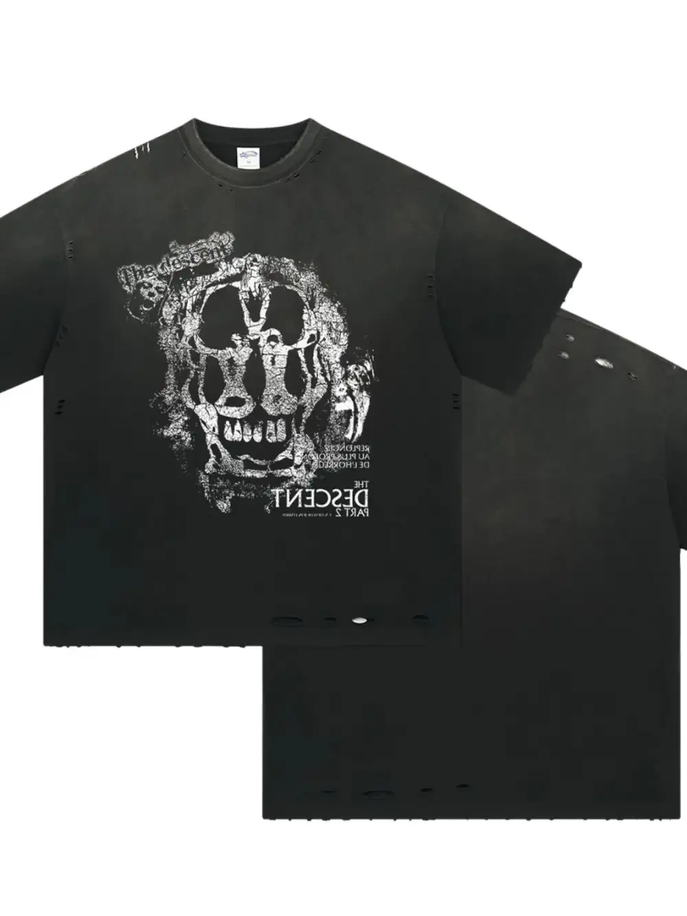 Utility Graphic Crew Neck Half Sleeve Tee