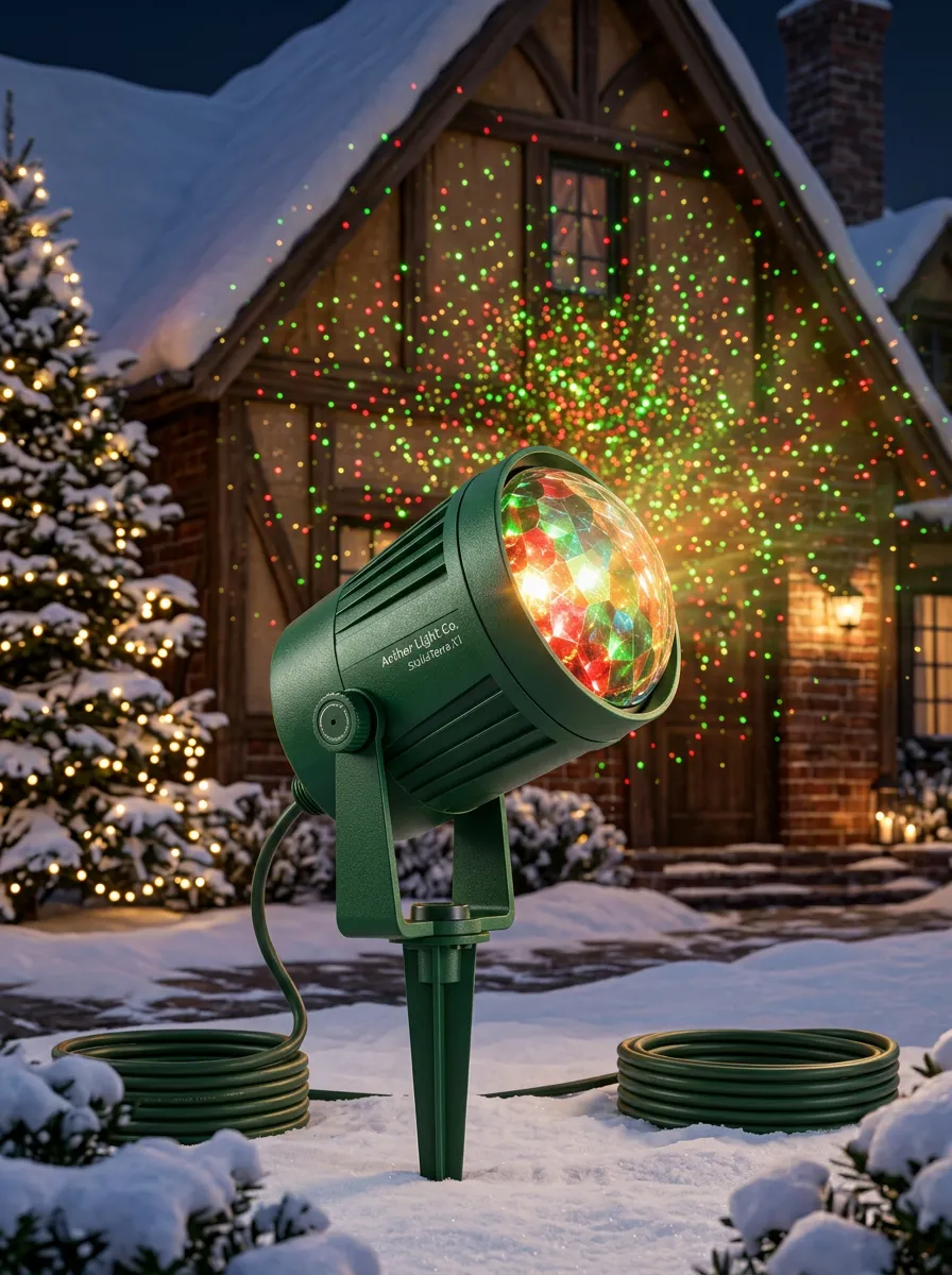 Red Green Laser Starry Sky Christmas LED Light Projector