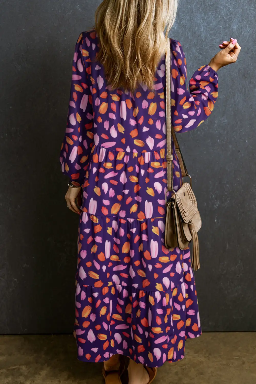 Tiered Flowy Long Dress