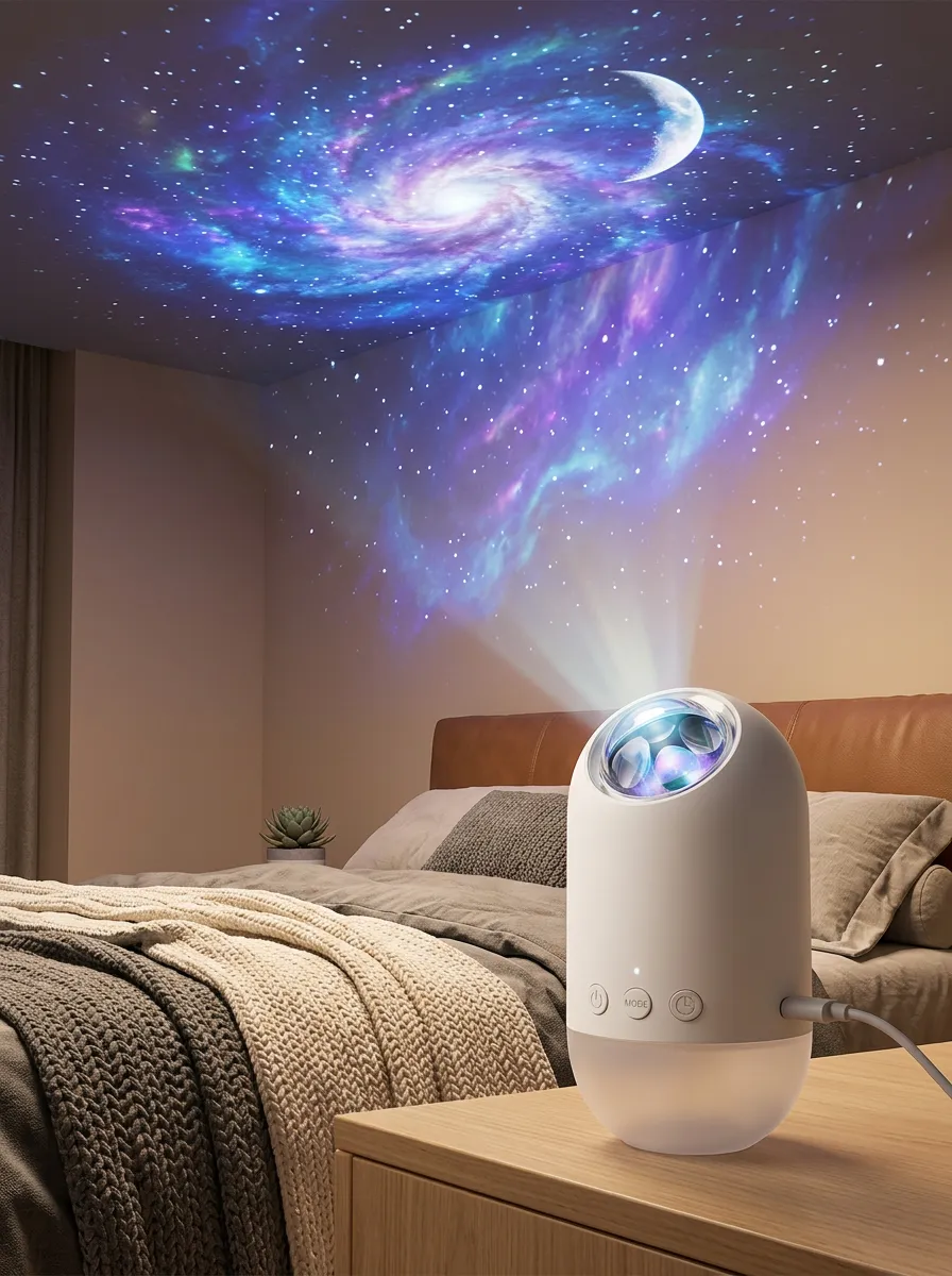 Orbit Galaxy Starry Sky Moon Projector Night Light
