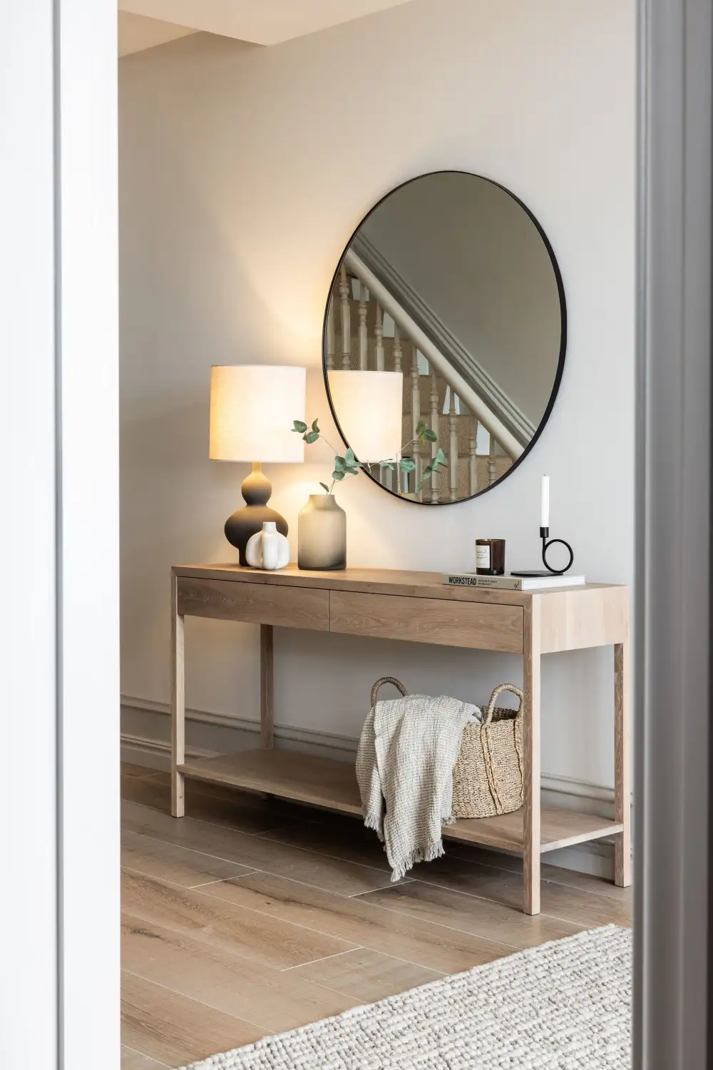 Oak Console Table