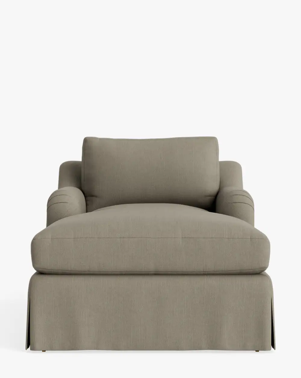Traditional Wood Chaise
