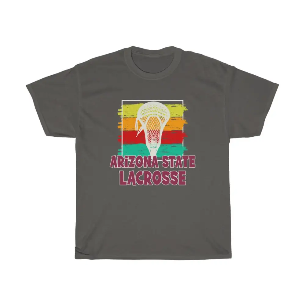 Arizona State Lacrosse Paintbrush Strokes T-Shirt