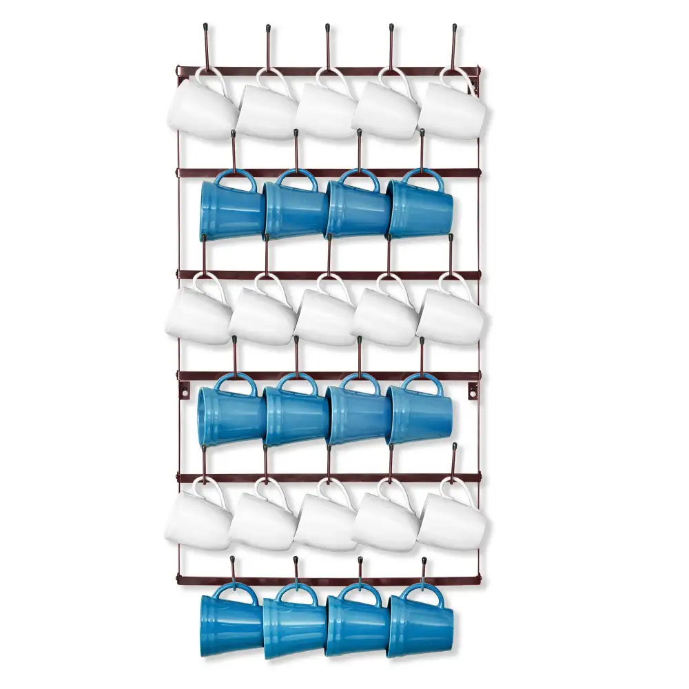 Wall Mounted Coffee Mug Holder Hooks