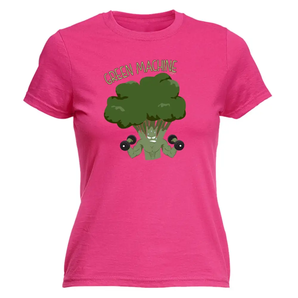 Green Workout Graphic Fitted Tee