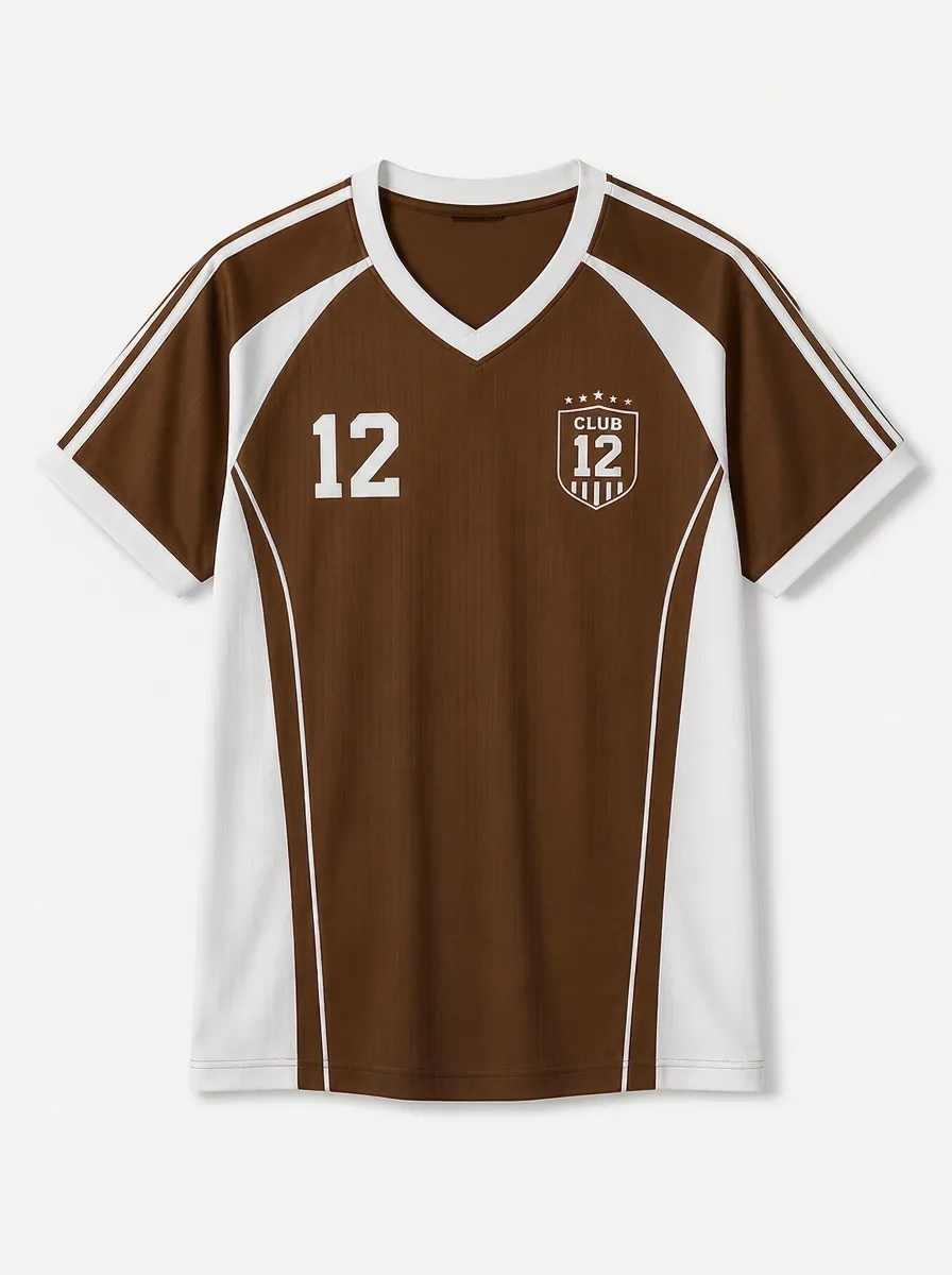 Unisex Soccer Fan Club 12 Number Printed Jersey Top