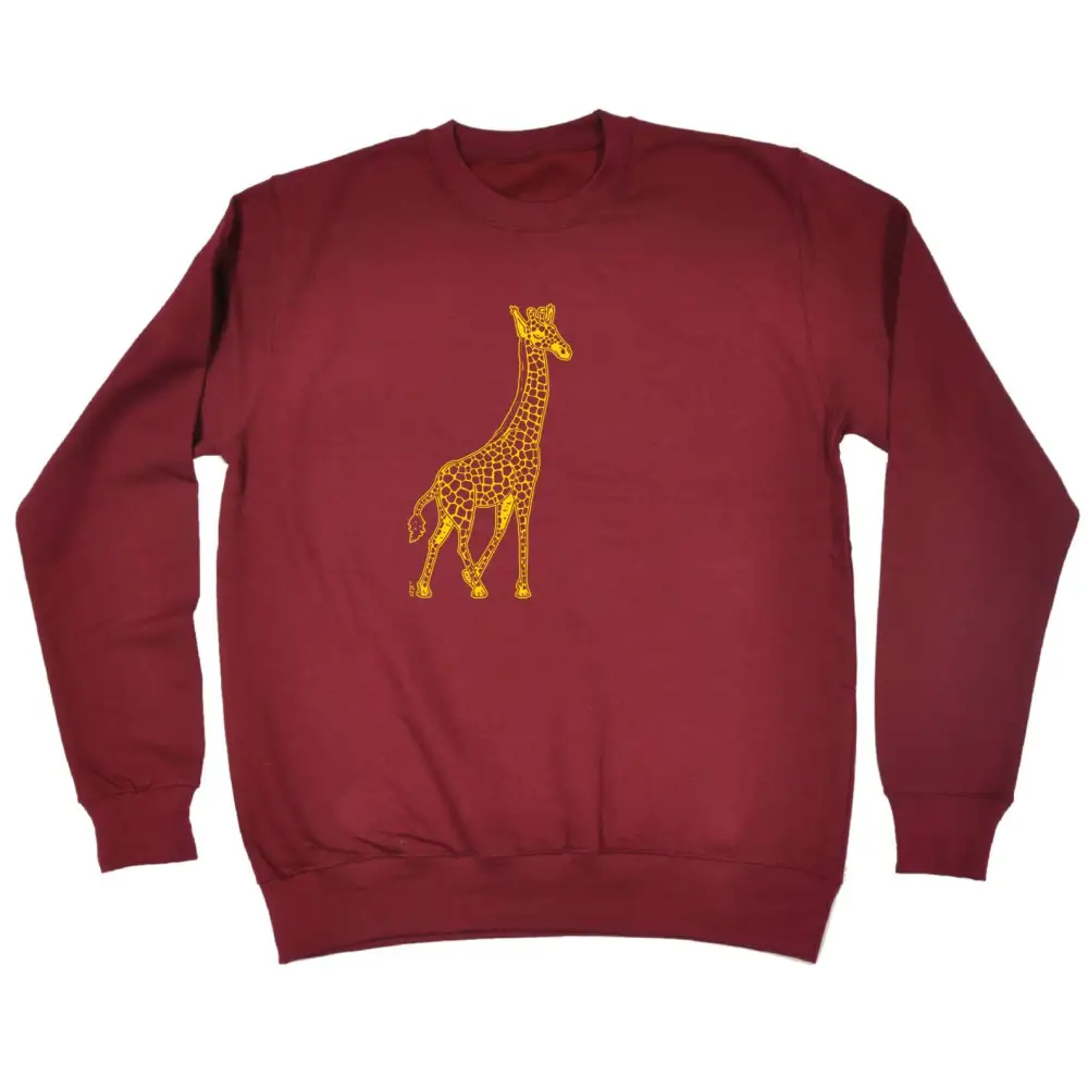 Giraffe Graphic Crewneck Sweatshirt