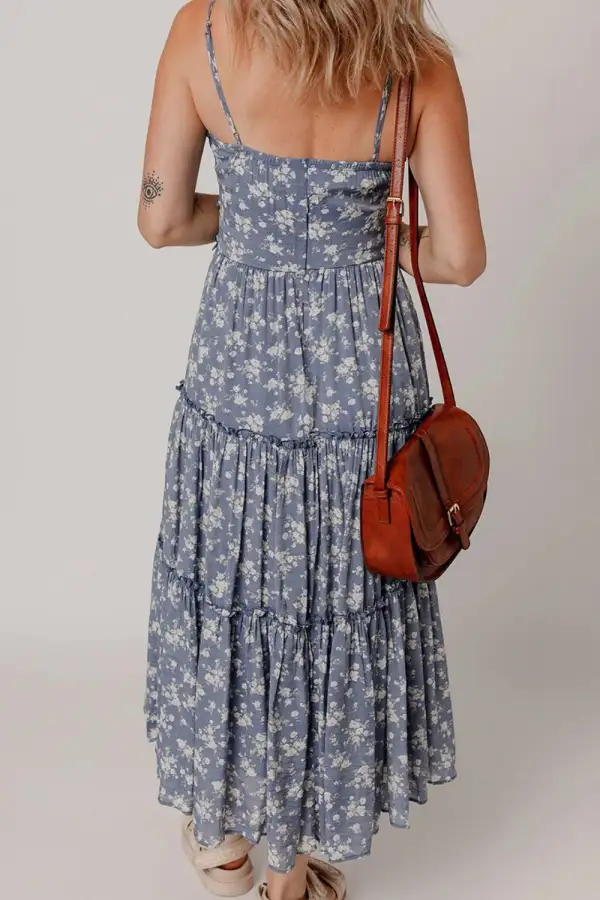 Polished Tie Detail Midi Dress