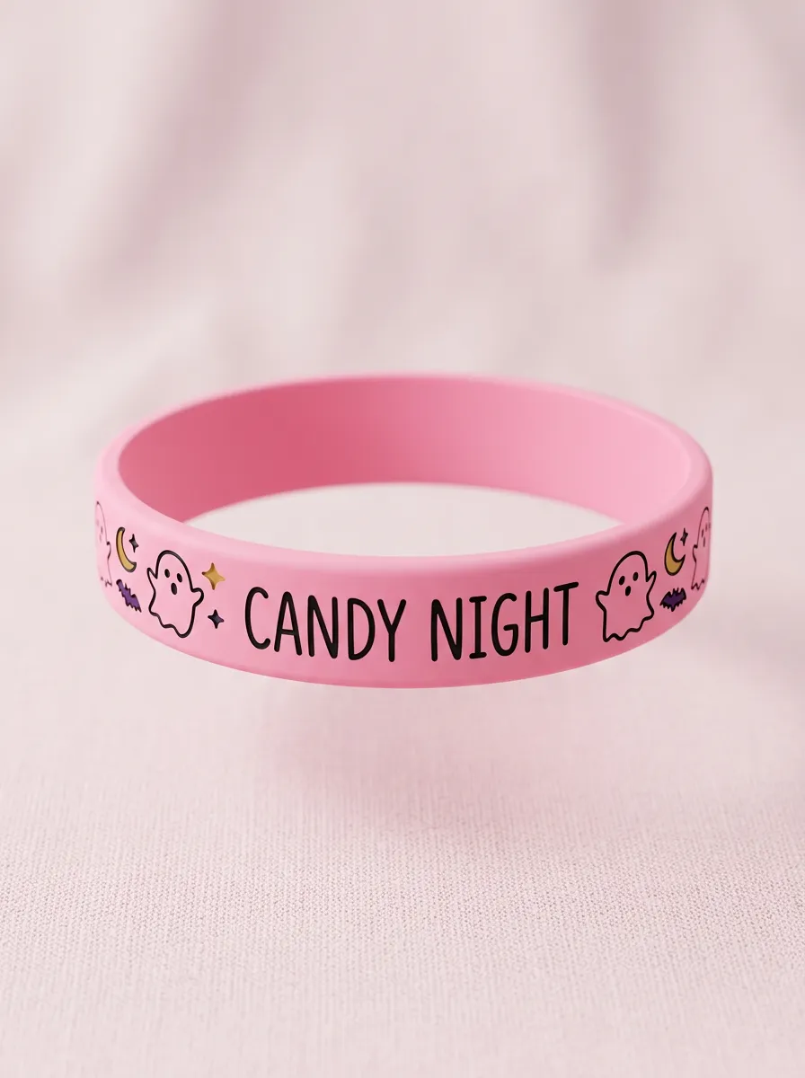 Candy Halloween Graphic Wristband
