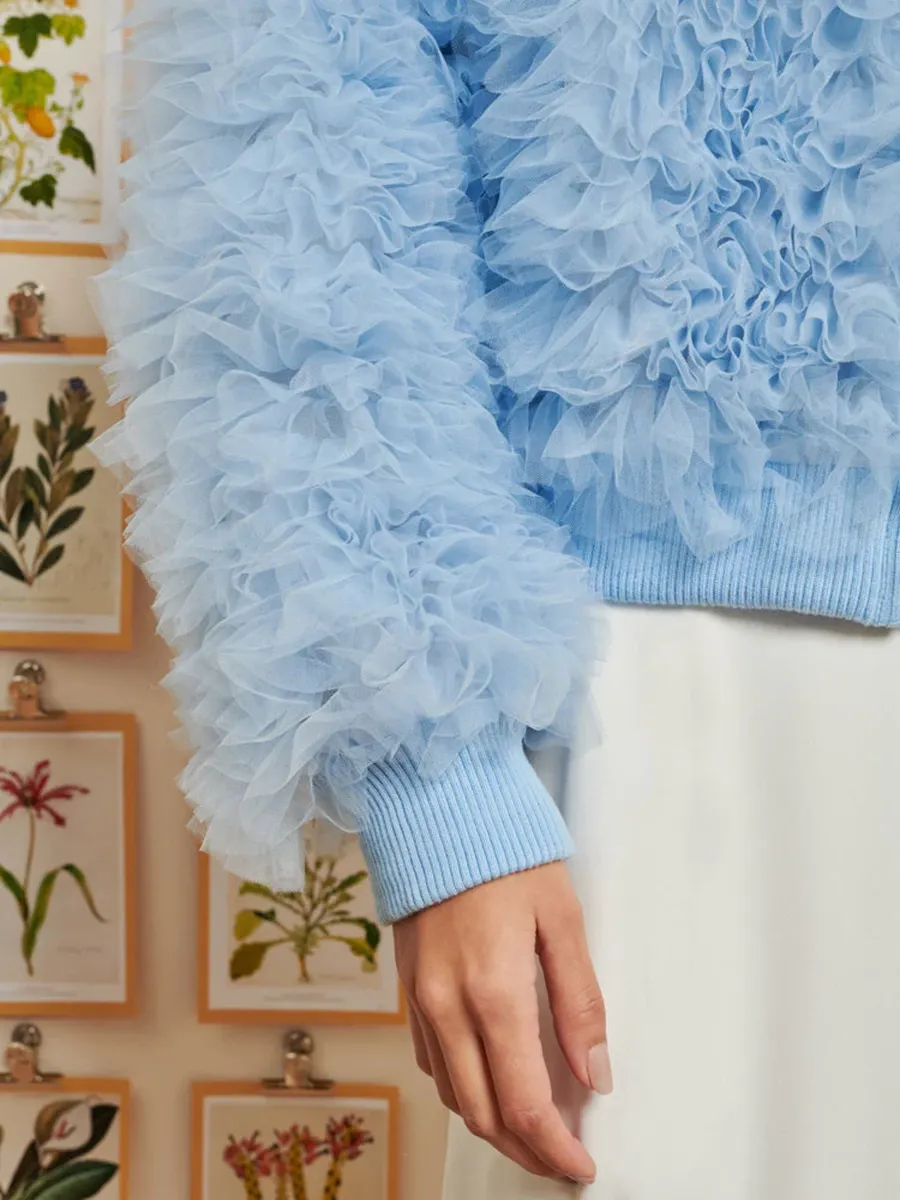 Tulle Bomber Jacket